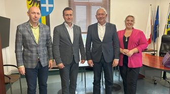 Wizyta wicewojewody w powiecie wschowskim. Dyskutowano o inwestycjach i współpracy