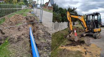 Trwa modernizacja sieci wodociągowej w Dryżynie