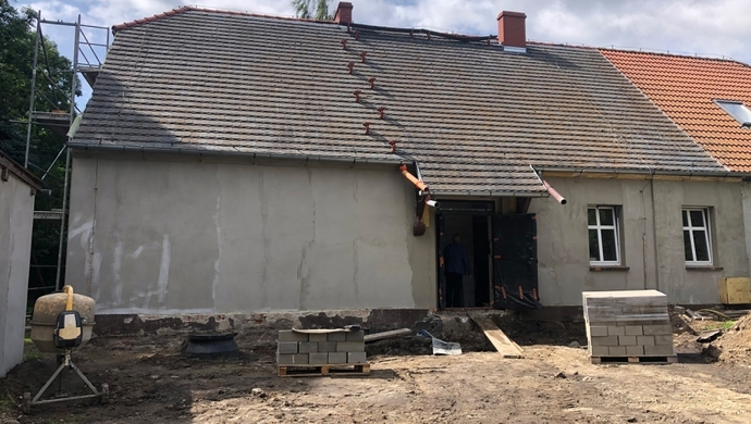 Świetlica w Jastrzębiej zyska toalety i nie tylko. Trwa gruntowna przebudowa