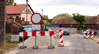 Przebudowa drogi w Lginiu. Nowa organizacja ruchu od 27 stycznia