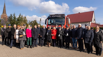 Nowy wóz dla OSP Łysiny-Wygnańczyce. „Waldi” uroczyście przywitany [ZDJĘCIA]