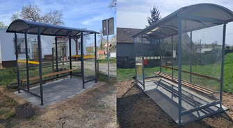 Nowe wiaty w Dryżynie i Małych Drzewcach