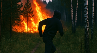 Seryjny podpalacz lasów nęka gminę Sława. 14 pożarów w 3 miesiące