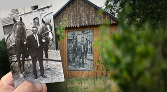 Dziadek Józek patrzy na swoją łąkę. W Lginiu powstał niezwykły deskal [ZDJĘCIA]