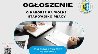 Starostwo Powiatowe poszukuje Inspektora ds. inwestycji w Wydziale Inwestycji i Rozwoju