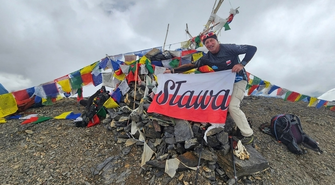 Mieszkaniec gminy Sława jako pierwszy Polak zdobył szczyt Kanamo West. Flaga gminy powiewała na wysokości 5974 metrów