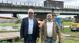 Remonty w Wyszanowie rozpoczęte. Powiat naprawia most i drogę uszkodzone przez powódź [FOTO]