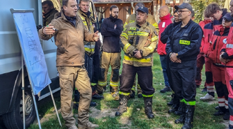 70 osób, drony, quady i łodzie. Intensywne ćwiczenia w lasach pod Radzyniem