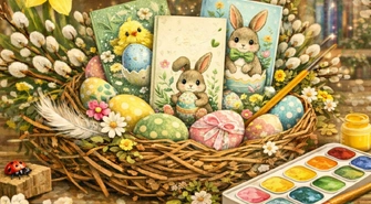 Konkurs na kartkę wielkanocną. Biblioteka we Wschowie czeka na prace do 27 marca