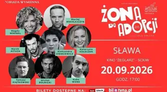 Spektakl „Żona do adopcji" w Kinie Żeglarz. Zostały ostatnie bilety