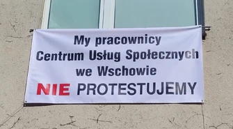Związkowcy protestują przy CUS we Wschowie. Pracodawca odpiera zarzuty [AKTUALIZACJA]